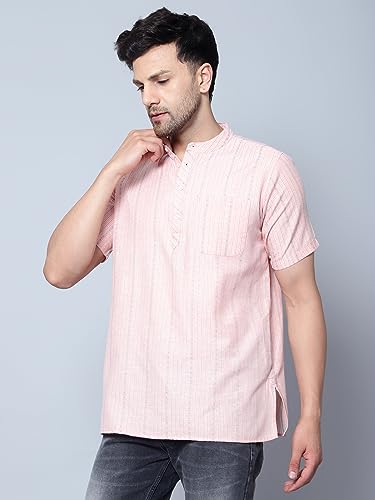 Image of Chikan Men's Cotton Regular Kurta