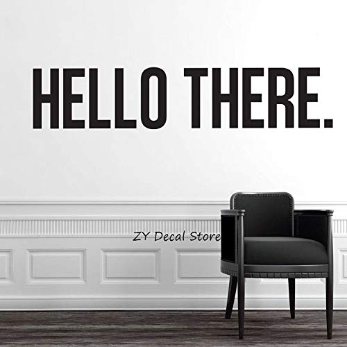 Gadgets Wrap Hello There Family Quote Wall Sticker Home Decor Living Room Vinyl Decals