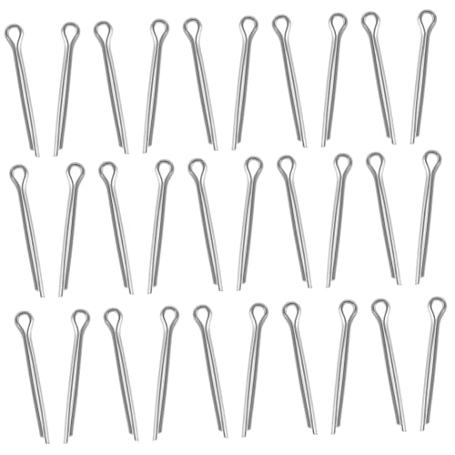 VINTORKY 30個 山地自転車用ステンレス製ブレーキパッド固定ピン 耐久性に 実用的なロックピン サイクリング用ブレーキ部品