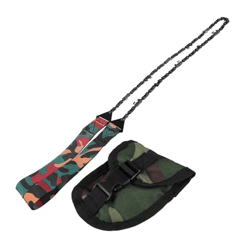 YARNOW Outdoor Set Camping Saws Braided Rope Wire Cutter Rake Compact Hiking Gear