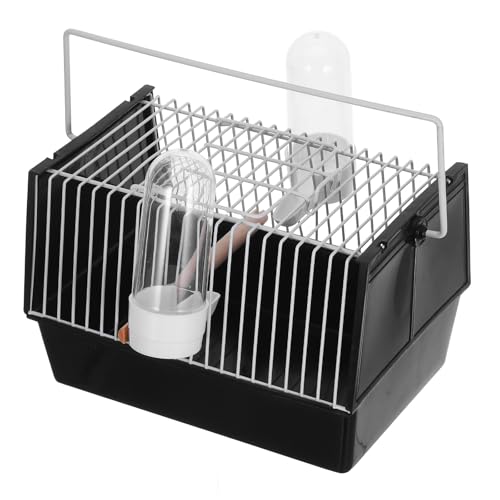 GLEAVI Tragbarer Vogelkäfig für Vögel mit Tragegriff aus Kunststoff und Eisen Feine Verarbeitung als...