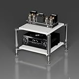 Robuste et durable : ce support audio pour lecteur CD pour la maison dispose de MDF respectueux de l'environnement et de colonnes en acier inoxydable résistant à la rouille, assurant longévité et stabilité. Son design moderne met en valeur les systèmes HiFi contemporains et vintage, offrant une solution élégante pour nifier votre équipement audio et vidéo tout en protégeant vos précieux appareils.