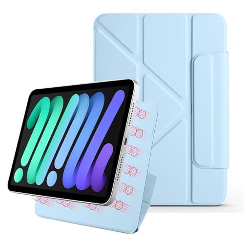 Coque magnétique iPad mini 7e génération avec angles de vue multiples
