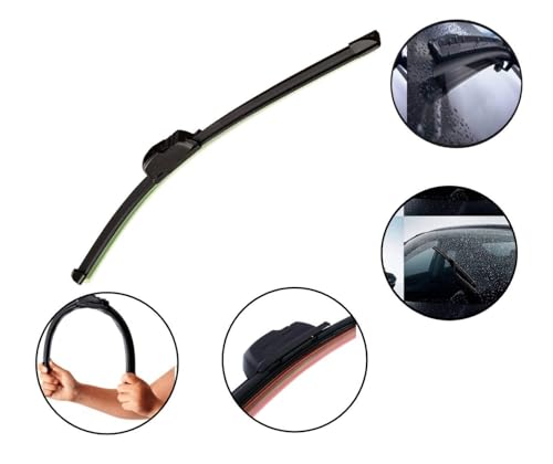 Image of Euro Care Windshield Car Wiper Blades Compatibility With Datsun Go (Model : 2013-2018) - Set of 1Pc (D-24)