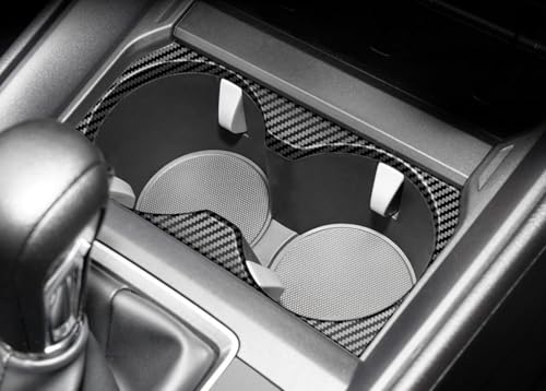 Portavasos interior para Mazda CX50 2023-2026 color Fibra de Carbono miniatura 4