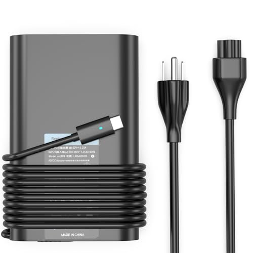 Computadoras De Escritorio, Personal Computer Cargador USB C de 65 W para Dell Inspiron 16 5630 7620 2 en 1/14 5410 7415 7420 7425 7430 7435 2 en 1/13 7306 portátil de negocios, adaptador de CA para Dell...