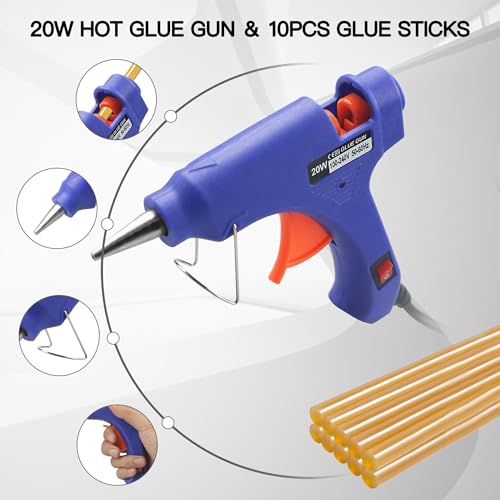 Image of 51PCS Dent Puller Kit,Paintless Dent Removal Kit with Slide Hammer T-Bar,Bridge Puller,Glue Gun,Golden Lifter,Suction Cup,Car Dent Repair Tool for Auto Body Dents, Hail Damage,Refrigerator Door Ding