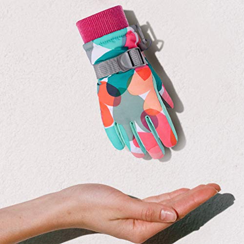 BESPORTBLE Luvas de Esqui Infantil Luvas de Neve CrianÃ§as Inverno Quente Luvas Ao Ar Livre Luvas pa