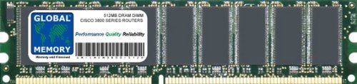 DRAM DIMM 512Mo pour Cisco 3800 extension mémoire RAM MEM3800-512D