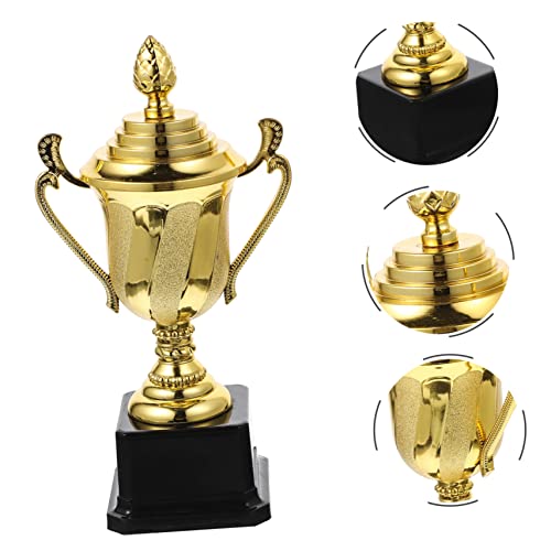 Amosfun 2 Peças Troféu De Competição Troféu De Prêmio Troféu De Vencedor Da Copa Troféu De Futebol C