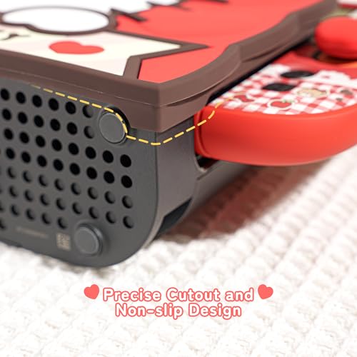 Image of Kuitmor Protective Cover Compatible with Switch 2025 Charging Dock, 3D Soft Silicone Switch 2 Dock Sleeve, DIY Replacement Housing Shell for Dock, Decorative Base Shell (Hello Kitty)