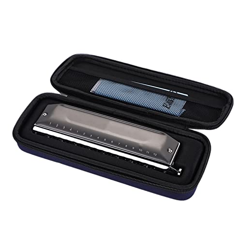 MEIeynt 16 Trous Professional Diatonic Blues Harmonica Key of C avec étui, Harmonicas pour Adultes, Joueurs… - Les Beatles, Paul McCartney, John Lennon, RIngo Starr, George Harrison MEIeynt 16 Trous Professional Diatonic Blues Harmonica Key of C avec étui, Harmonicas pour Adultes, Joueurs…