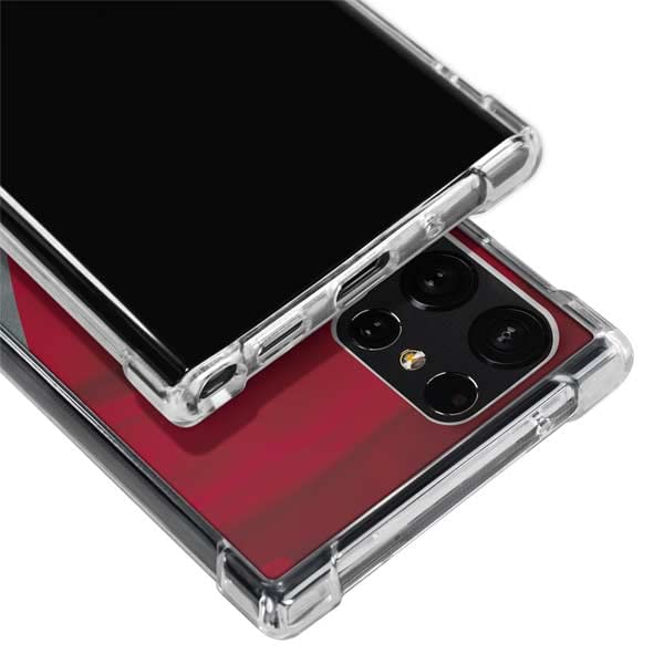 Skinit Clear Phone Case Compatible with Galaxy S22 Ultra - Officially Licensed NFL Tampa Bay Buccaneers Design
