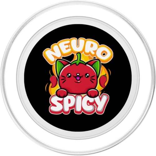 Autism Awareness Cat Neurospicy Special Education SPED ADHD PopSockets PopGrip for MagSafe