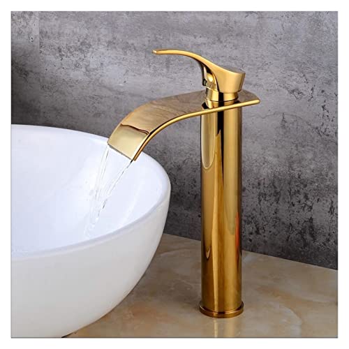 Robinet d'eau cascade pour vasque haute et ambiance spa moderne - 4