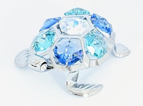 【SWAROVSKI】子亀の置物　２個セット（説明書、お買上証明書、台座の鏡付） Amazon.co.jp: heizi 亀 カメ 置物 2個セット 庭 陶器 ガーデン