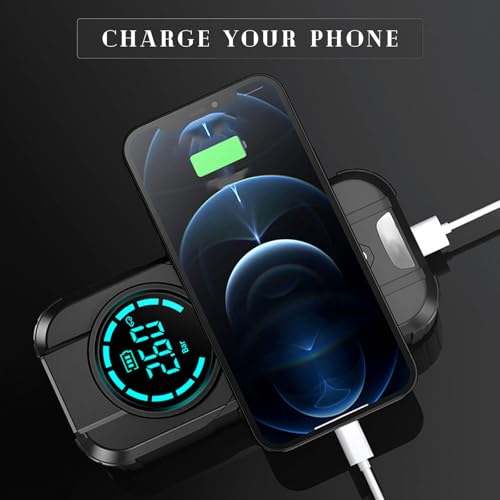 Image of Tire Inflator Portable Air Pump for Car,Tire Compressor Portable for Car 180 PSI, Electric Air Inflatable Pump 12V with Tire Pressure Gauge,Auto Electric Air Compressor for Car,Bicycle,Balls