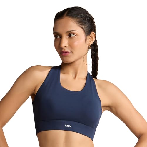Image of Kica Crostini Full Coverage Sports Bra - High-Impact Support & Quick-Dry KICASKN Fabric