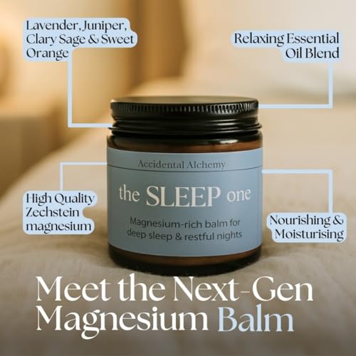 The Sleep One - Magnesium Butter Sleep Butter for Deep Sleep & Relaxation - Moisturising Magnesium with Lavender, Juniper, Clary Sage, Sweet Orange (120 ml) - Image 2