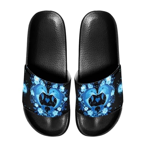 Image of Footwear for Mens Open Toe Athletic Sandals Anti-Slip Sole Slide Sandals Pillow House Flat Shoes Comfortable Slip On Slippers for Indoor & Outdoor