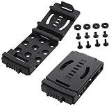 TorSor 2 Pack Knife Belt Clip Sheath Lock Grip Clamp with Mount Screws Locking System Bracket Attachemnt Holder for Kydex Knives Sheaths Blades Holster Mag Pouches Tactical EDC Tool Camping