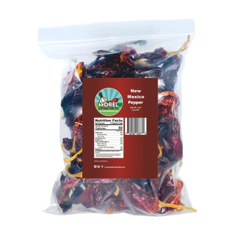 Dried Hatch New Mexico Chile Pepper, Red Chili Pods, 4 oz, 8 oz, and 1 lb (1 LB) Cover