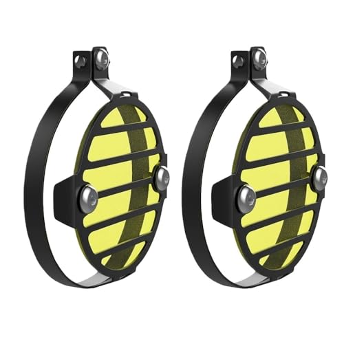 Grille protection phares antibrouillard moto pour éviter la casse des optiques sur MT800