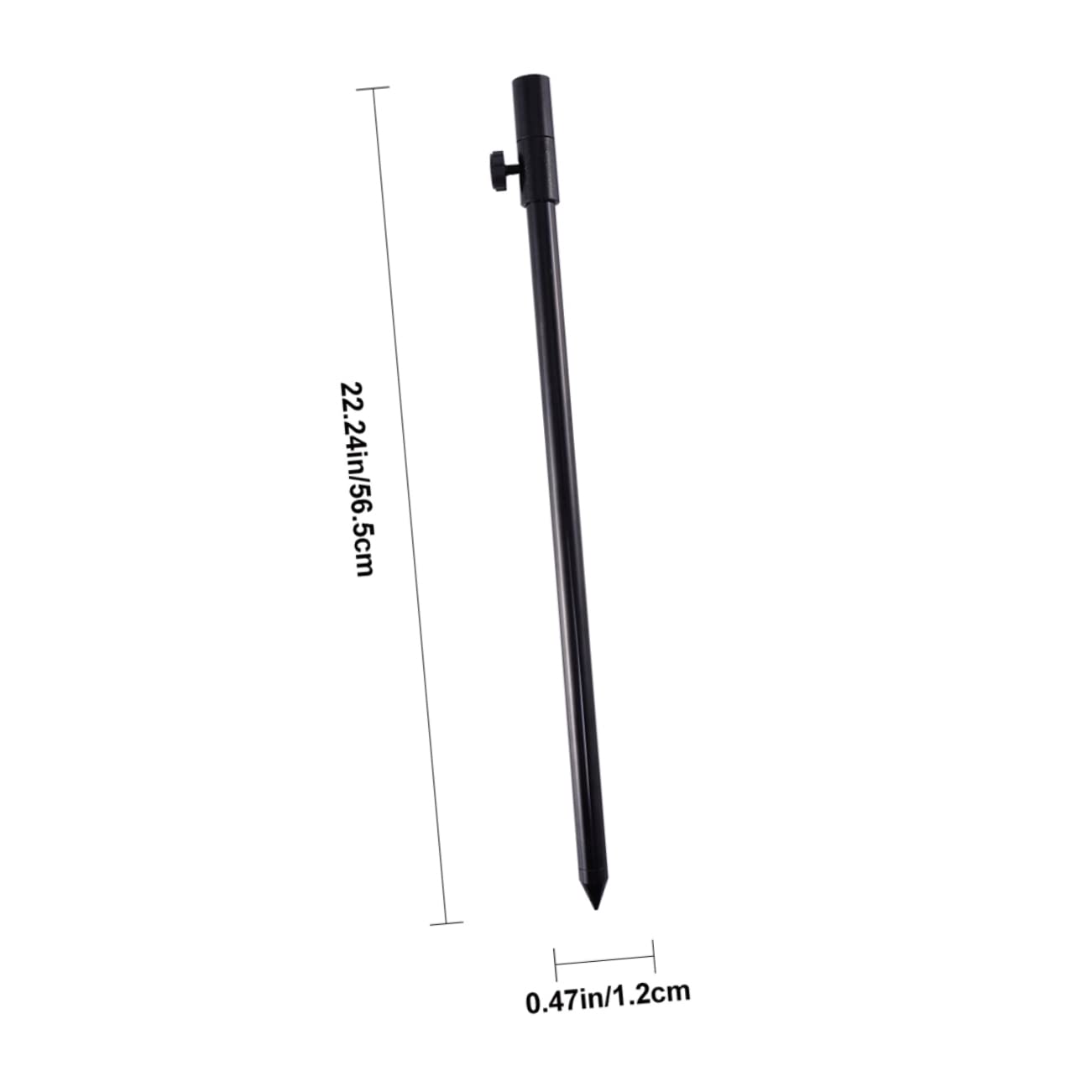 Sosoport 4 Pz porta canna da pesca porta lucidalabbra verticale staffa pieghevole rastrelliera per canne da pesce canne da pesca Lega di alluminio canne Rossore
