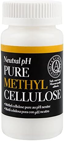 Lineco Neutral pH Methyl Cellulose Adhesive, 1.5 Oz, Pack of 1