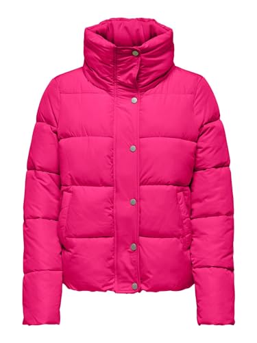 ONLY Damen Onlhelen Short Puffer Jacke – Wattiert, Mit Reißverschluss, Leichter Winterjacke Für Frauen