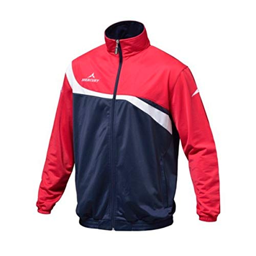 Mercury Unisex Trainingsjacke Norwegen Jacke, Rot-Marineblau, L