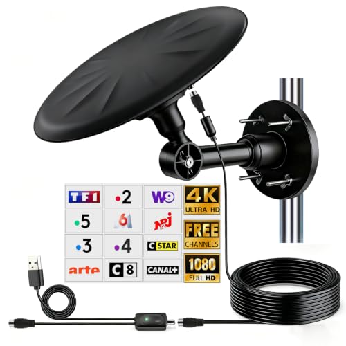 CSUXYD Antenne TV Exterieure Puissante, Antennes TNT Exterieur Puissante