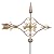 Good Directions 8842PR Victorian Arrow Cottage Weathervane, Polished Copper with Roof Mount