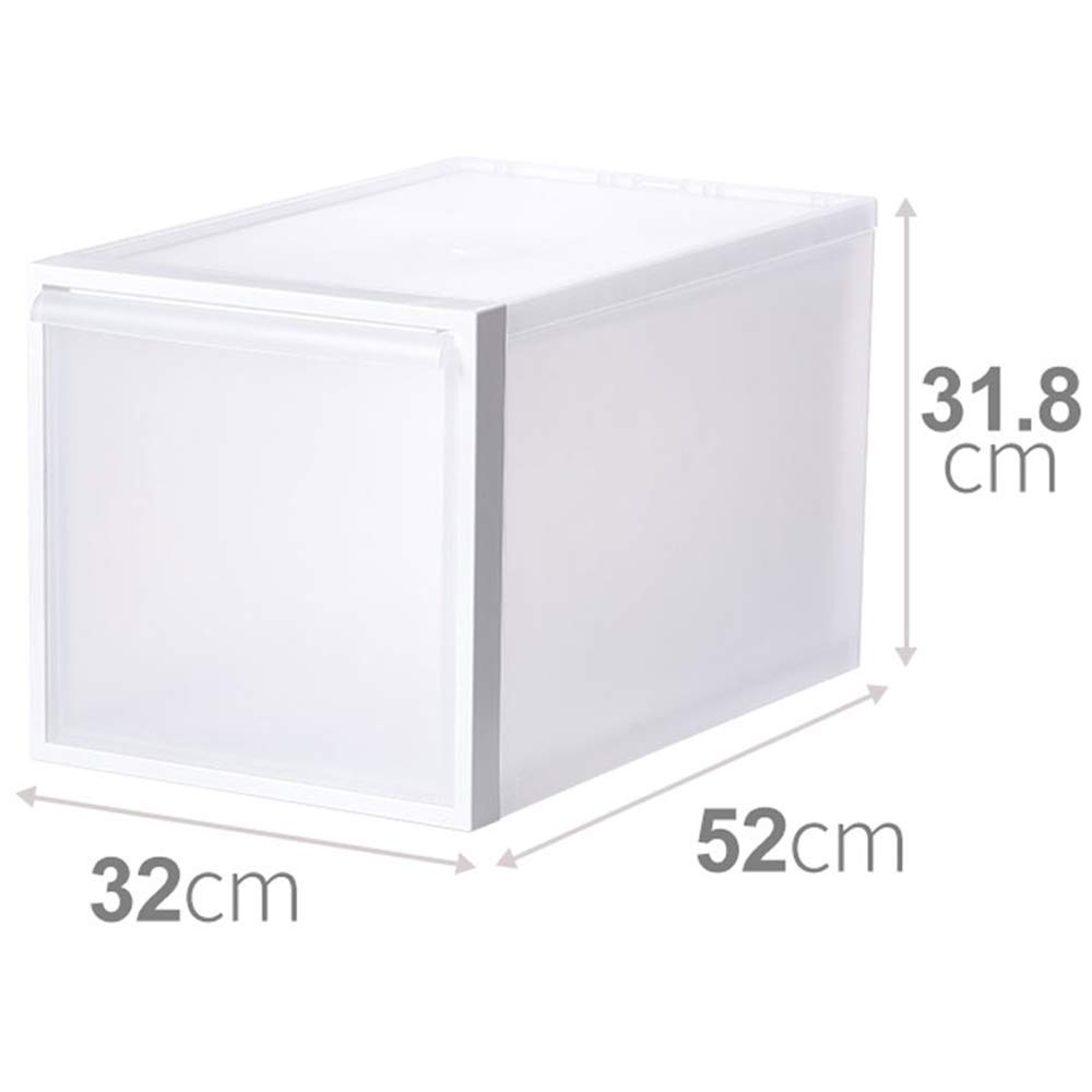 MU Scatola di immagazzinaggio Portatile della Famiglia in Legno Solido, cassetto di Vestiti di plastica della Famiglia di Spessore necessità quotidiane