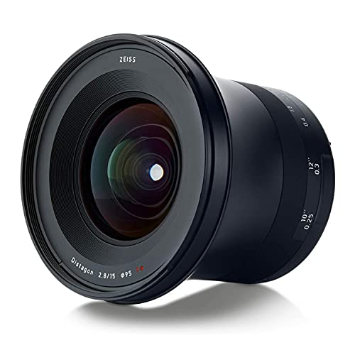Image of Zeiss Milvus ZE 2.8 /15 Super Wide-Angle Camera Lens for Canon EF-Mount SLR /DSLR Cameras, Black