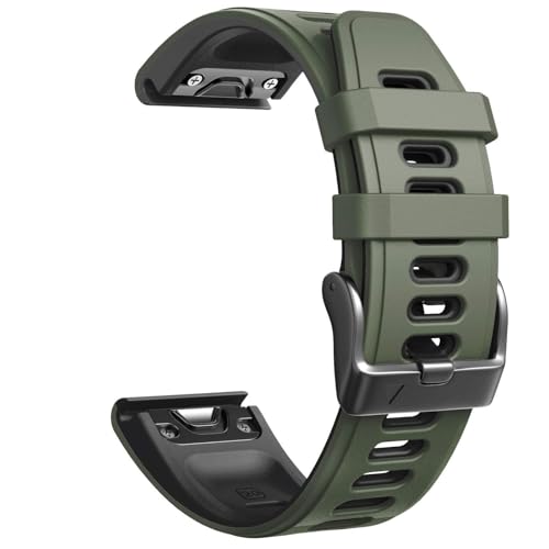 Bracelet Fenix 7S et 6S SERDAS en silicone souple pour montre connectée