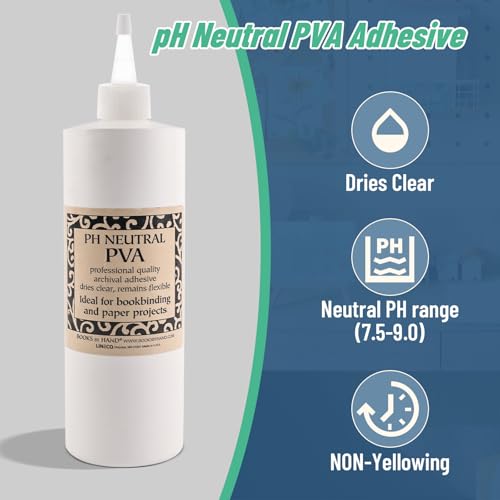 image for Lineco Books by Hand pH Neutral Adhesive, Archival Quality Acid-Free D