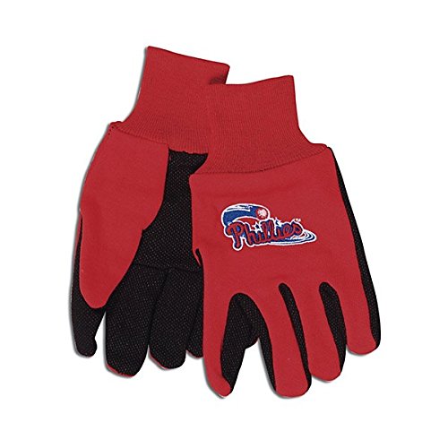 Gants de sport Philadelphia Phillies deux tons utility pour homme et femme passionnés de MLB