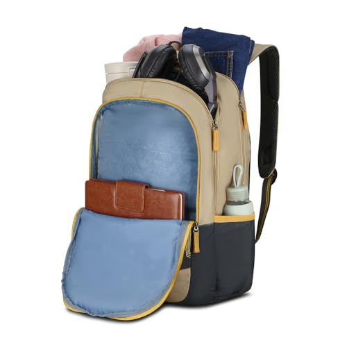 Image of Aristocrat Buzz Casual Backpack 30L | 3 Compartments with Quick-Access Front Pocket | Padded Shoulder Straps & Side Bottle Holders | Office & Travel Backpack for Men & Women