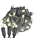Novelty Lights 100 Light LED Christmas Mini Light Set, Outdoor Lighting Party Patio String Lights, Warm White, Black Wire, 34 Feet