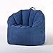 Kays Pouf géant Pouf moulable Pouf Poire Grand Sac Adulte, Coussin de Sol géant, siège de Jeu, Chaise de Banquette de Jardin for Jardin (Color : Blue)