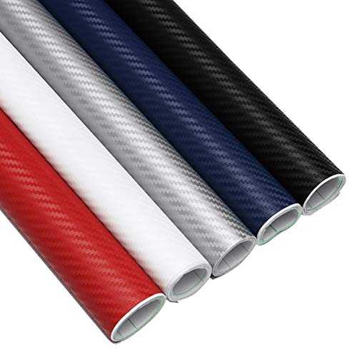 Alamor 127X40Cm Vinile in Fibra di Carbonio 3D