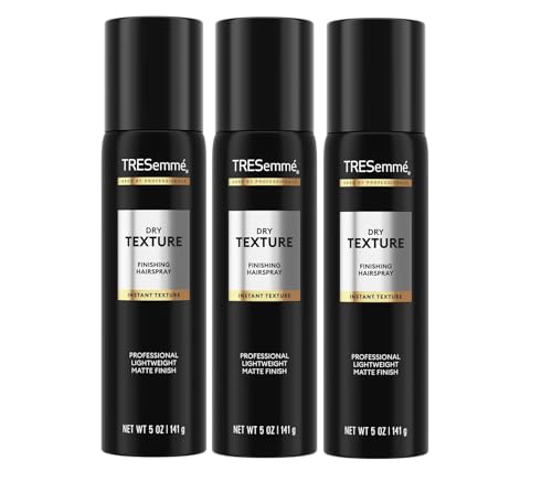 Image of TRESemme Dry Texture Finishing Spray Matte Finish, Texturizing & Volumizing, 24H Humidity & Frizz Control, 5 Oz (Pack of 3)