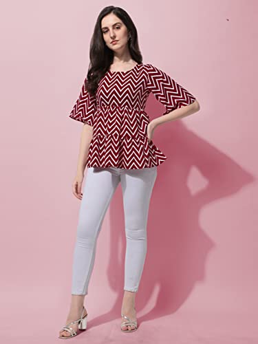 Image of OOMPH! Women's Polyester Regular Fit Shirt