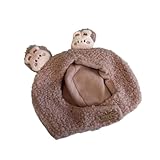 FackLOxc Plüsch-Ohrenschutzkappen für Kinder, Geräuschabschirmung, Schutzhut, bequemes Hörzubehör für laute Bereiche, rose, S-M