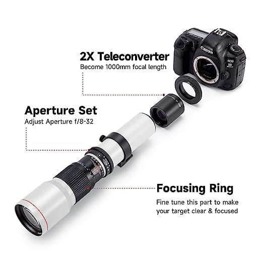 JINTU 500-1000mm f/8 Telephoto Lens
