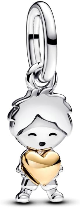 Charms Beads 925 Sterling Silver Animal Leaf Gold Travel Friend Love Dangle Pendant with 5A Cubic fits for Charms Bracelets for Woman Valentine's Day Mother's Day Christmas Birthday Gift