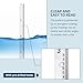 Depth Gauge, Water Level Gauge (Hundredths, Tenths, Teet), Heavy-Duty Ruler-Style Water Level Indicator, All-Weather Water Level Tool, Rust-Resistant, with Pre-Drilled Holes (0-4 Feet)