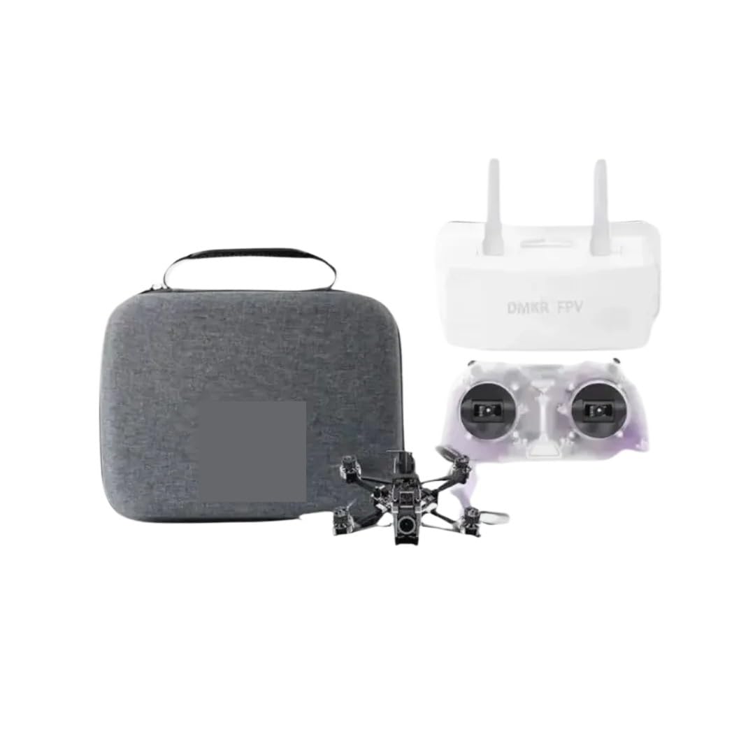 para HGLRC para Draknight 2 Pulgadas para RTF Set Drone con Controlador C1 5.8G FPV Goggles para para piloto Principiante