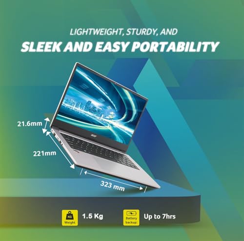Image of ACER One 14 AMD Ryzen 3 Dual Core 3250U - (8 GB /512 GB SSD /Windows 11 Home) Z2-493 Entry Level Laptop (14 inch HD Display, Silver, 1.5 Kg) 1 Years Brand Warranty